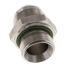JIC Double Nipple G1'' x UN 1-5/16''-12 Acier inoxydable FKM 170bar (2388.5psi)