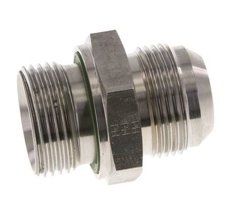 JIC Double Nipple G1'' x UN 1-5/16''-12 Acier inoxydable FKM 170bar (2388.5psi)