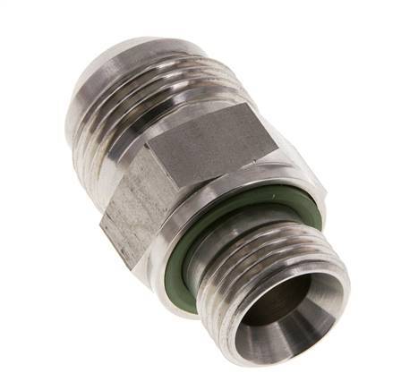 JIC Double Nipple G1/2'' x UN 1-1/16''-12 Acier inoxydable FKM 210bar (2950.5psi)
