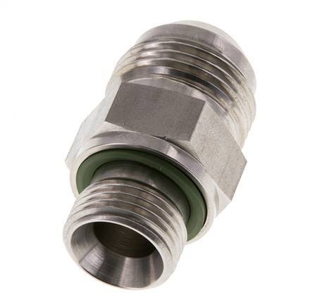 JIC Double Nipple G1/2'' x UN 1-1/16''-12 Acier inoxydable FKM 210bar (2950.5psi)