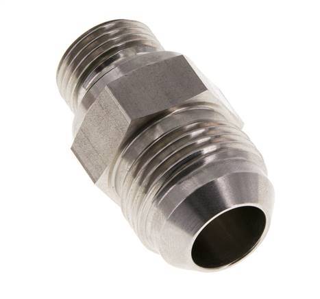 JIC Double Nipple G1/2'' x UN 1-1/16''-12 Acier inoxydable FKM 210bar (2950.5psi)
