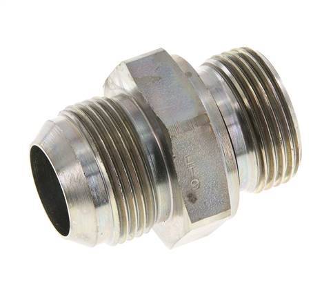 JIC Double Nipple G1'' x UN 1-5/16''-12 Acier NBR 170bar (2388.5psi)