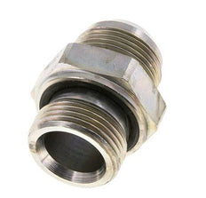 JIC Double Nipple G1'' x UN 1-5/16''-12 Acier NBR 170bar (2388.5psi)