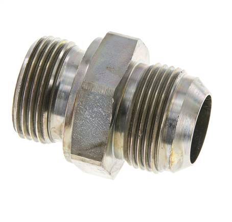 JIC Double Nipple G1'' x UN 1-5/16''-12 Acier NBR 170bar (2388.5psi)