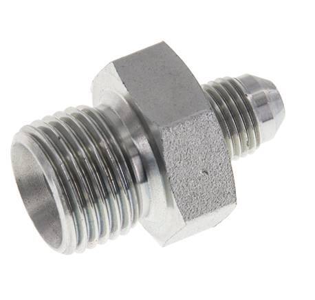 JIC Double Nipple G1/2'' x UNF 1/2''-20 Acier NBR 275bar (3863.75psi)