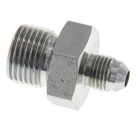 JIC Double Nipple G1/2'' x UNF 1/2''-20 Acier NBR 275bar (3863.75psi)