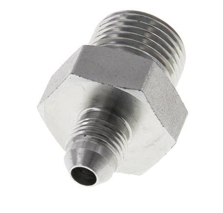 JIC Double Nipple G1/2'' x UNF 1/2''-20 Acier NBR 275bar (3863.75psi)