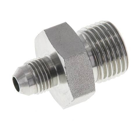 JIC Double Nipple G1/2'' x UNF 1/2''-20 Acier NBR 275bar (3863.75psi)