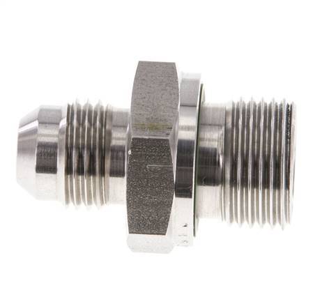 JIC Double Nipple G3/8'' x UNF 9/16''-18 Acier inoxydable FKM 275bar (3863.75psi)