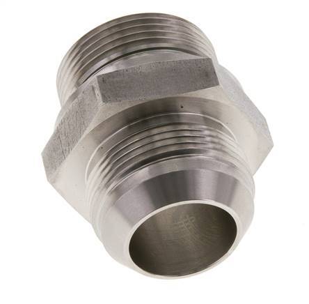 JIC Double Nipple G1 1/4'' x UN 1-5/8''-12 Acier inoxydable FKM 140bar (1967.0psi)