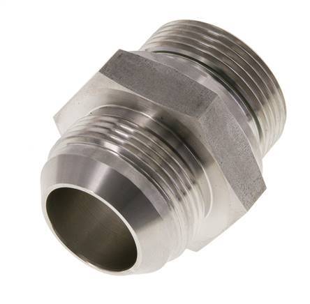 JIC Double Nipple G1 1/4'' x UN 1-5/8''-12 Acier inoxydable FKM 140bar (1967.0psi)