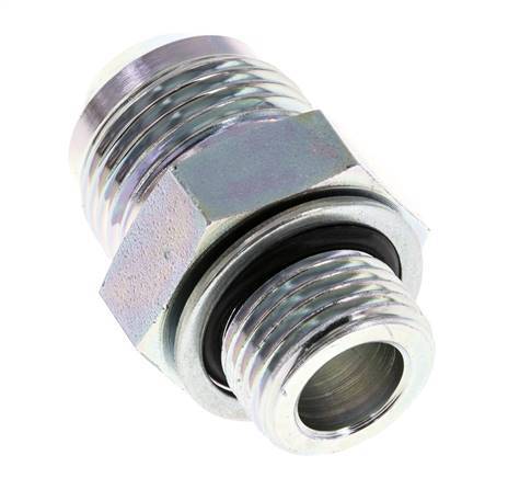 JIC Double Nipple G1/2'' x UN 1-1/16''-12 Acier NBR 210bar (2950.5psi)