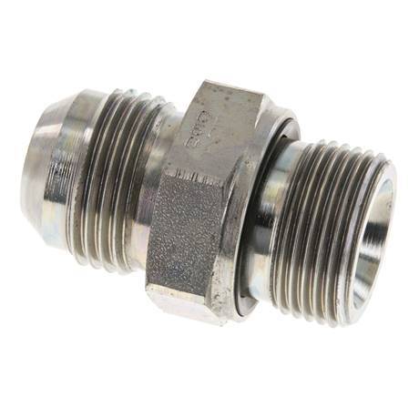 JIC Double Nipple G3/4'' x UN 1-1/16''-12 Steel NBR 210bar (2950.5psi)