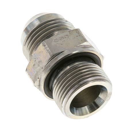 JIC Double Nipple G3/4'' x UN 1-1/16''-12 Acier NBR 210bar (2950.5psi)