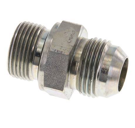 JIC Double Nipple G3/4'' x UN 1-1/16''-12 Acier NBR 210bar (2950.5psi)