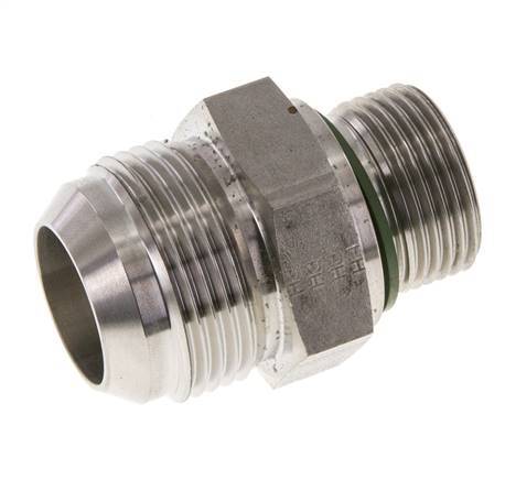 JIC Double Nipple G3/4'' x UN 1-5/16''-12 Acier inoxydable FKM 170bar (2388.5psi)