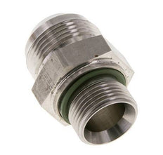 JIC Double Nipple G3/4'' x UN 1-5/16''-12 Acier inoxydable FKM 170bar (2388.5psi)
