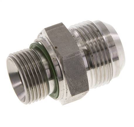 JIC Double Nipple G3/4'' x UN 1-5/16''-12 Acier inoxydable FKM 170bar (2388.5psi)