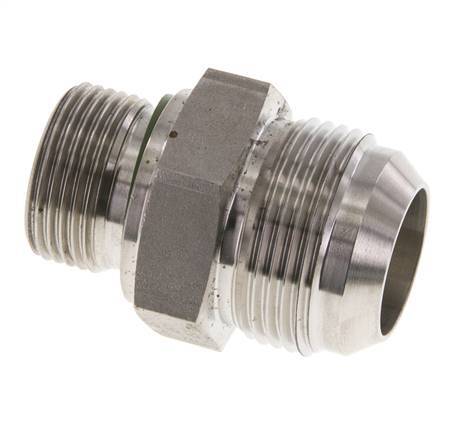 JIC Double Nipple G3/4'' x UN 1-5/16''-12 Acier inoxydable FKM 170bar (2388.5psi)
