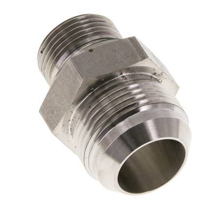 JIC Double Nipple G3/4'' x UN 1-5/16''-12 Acier inoxydable FKM 170bar (2388.5psi)