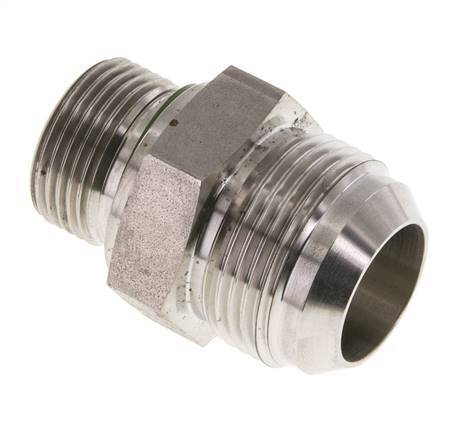 JIC Double Nipple G3/4'' x UN 1-5/16''-12 Acier inoxydable FKM 170bar (2388.5psi)
