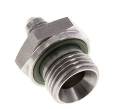 JIC Double Nipple G1/2'' x UNF 7/16''-20 Acier inoxydable FKM 310bar (4355.5psi)