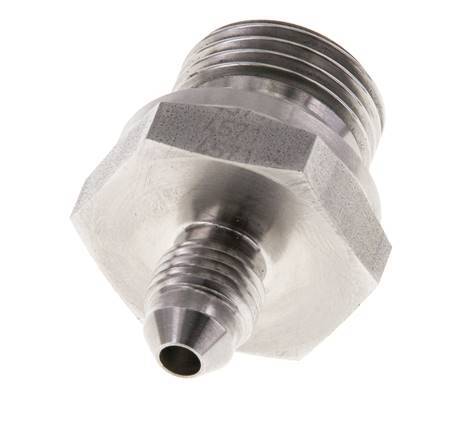 JIC Double Nipple G1/2'' x UNF 7/16''-20 Acier inoxydable FKM 310bar (4355.5psi)