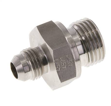 JIC Double Nipple G1/2'' x UNF 9/16''-18 Acier inoxydable FKM 275bar (3863.75psi)