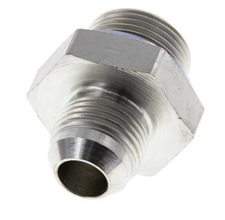 JIC Double Nipple G3/4'' x UNF 7/8''-14 Acier NBR 210bar (2950.5psi)