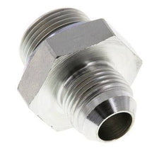 JIC Double Nipple G3/4'' x UNF 7/8''-14 Acier NBR 210bar (2950.5psi)