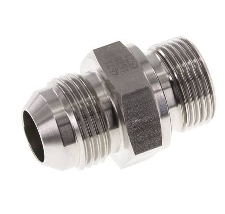 JIC Double Nipple G3/4'' x UN 1-1/16''-12 Acier inoxydable FKM 210bar (2950.5psi)