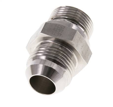 JIC Double Nipple G3/4'' x UN 1-1/16''-12 Acier inoxydable FKM 210bar (2950.5psi)