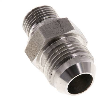 JIC Double Nipple G3/8'' x UNF 7/8''-14 Acier inoxydable FKM 210bar (2950.5psi)