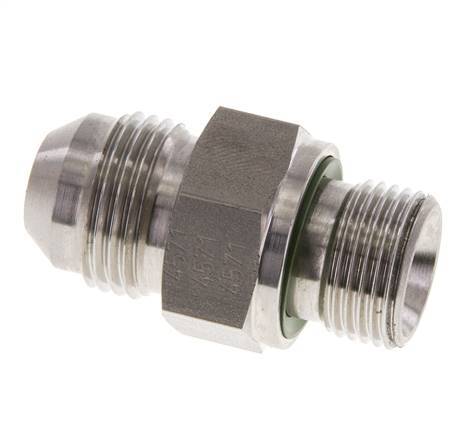 JIC Double Nipple G3/8'' x UNF 3/4''-16 Acier inoxydable FKM 275bar (3863.75psi)