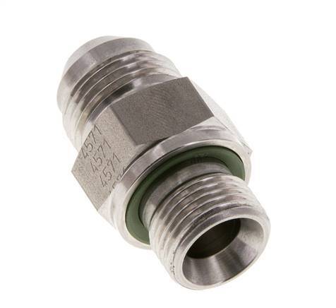 JIC Double Nipple G3/8'' x UNF 3/4''-16 Acier inoxydable FKM 275bar (3863.75psi)