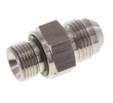 JIC Double Nipple G3/8'' x UNF 3/4''-16 Acier inoxydable FKM 275bar (3863.75psi)
