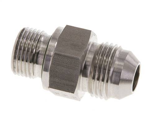 JIC Double Nipple G3/8'' x UNF 3/4''-16 Acier inoxydable FKM 275bar (3863.75psi)