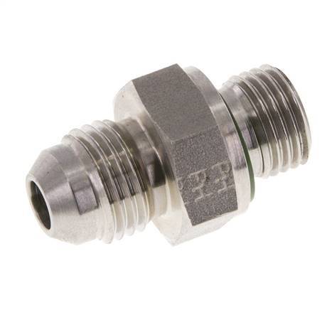 JIC Double Nipple G1/4'' x UNF 9/16''-18 Acier inoxydable FKM 275bar (3863.75psi)