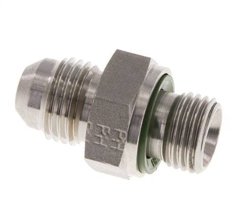 JIC Double Nipple G1/4'' x UNF 9/16''-18 Acier inoxydable FKM 275bar (3863.75psi)