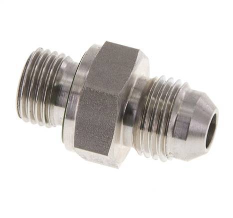 JIC Double Nipple G1/4'' x UNF 9/16''-18 Acier inoxydable FKM 275bar (3863.75psi)