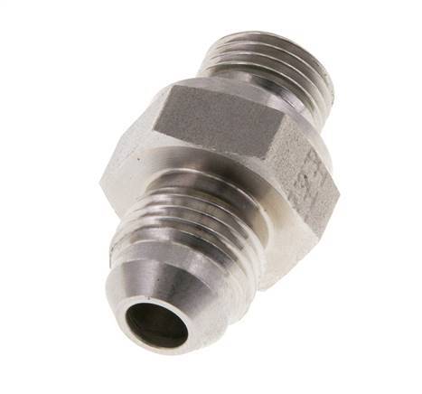 JIC Double Nipple G1/4'' x UNF 9/16''-18 Acier inoxydable FKM 275bar (3863.75psi)