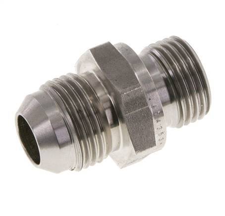 JIC Double Nipple G1/2'' x UNF 7/8''-14 Acier inoxydable FKM 210bar (2950.5psi)