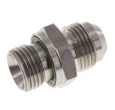JIC Double Nipple G1/2'' x UNF 7/8''-14 Acier inoxydable FKM 210bar (2950.5psi)