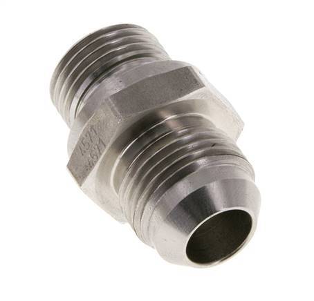 JIC Double Nipple G1/2'' x UNF 7/8''-14 Acier inoxydable FKM 210bar (2950.5psi)