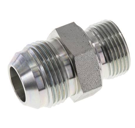 JIC Double Nipple G3/4'' x UN 1-3/16''-12 Acier NBR 170bar (2388.5psi)