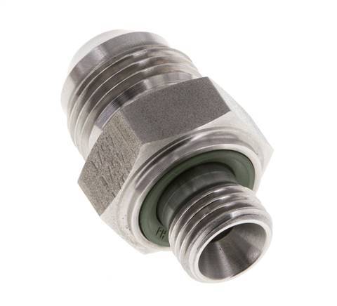 JIC Double Nipple G1/4'' x UNF 3/4''-16 Acier inoxydable FKM 275bar (3863.75psi)