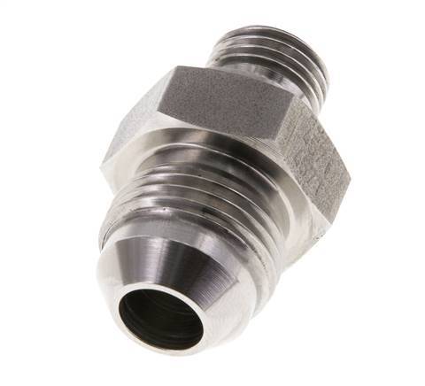JIC Double Nipple G1/4'' x UNF 3/4''-16 Acier inoxydable FKM 275bar (3863.75psi)