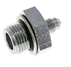 JIC Double Nipple G1/2'' x UNF 7/16''-20 Acier NBR 310bar (4355.5psi)