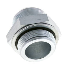 JIC Double Nipple G1 1/2'' x UN 1-7/8''-12 Acier NBR 105bar (1475.25psi)