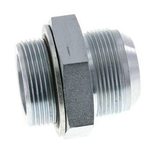 JIC Double Nipple G1 1/2'' x UN 1-7/8''-12 Acier NBR 105bar (1475.25psi)